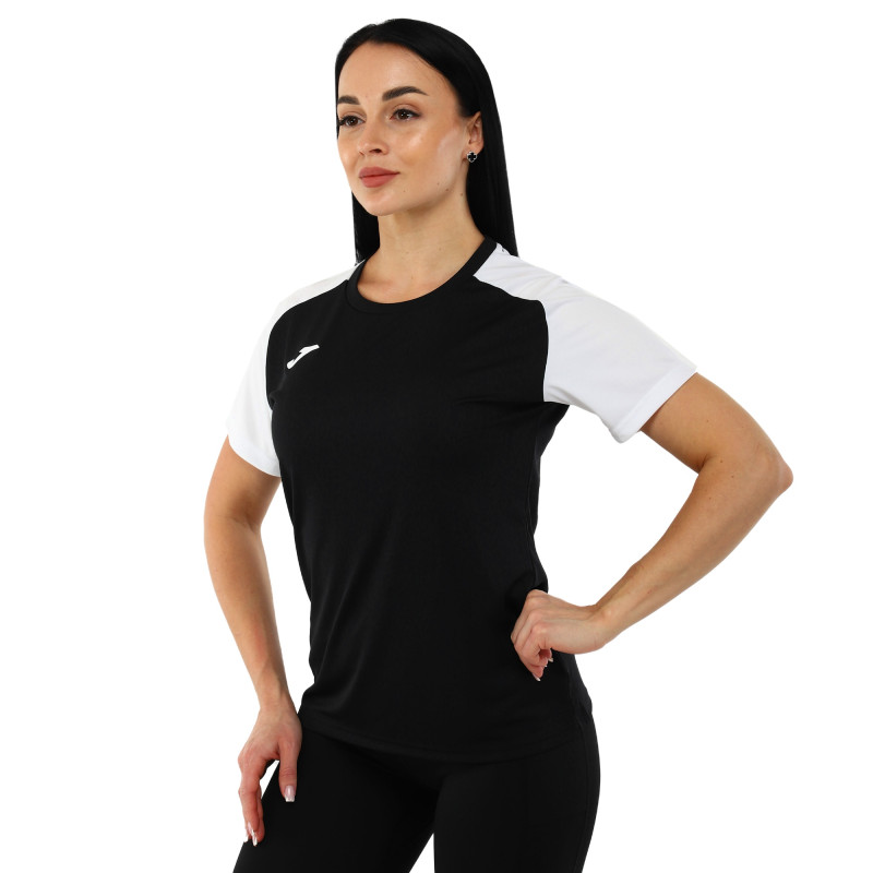 Футболка жіноча Joma ACADEMY IV 901335-102 2XS-L чорний-білий
