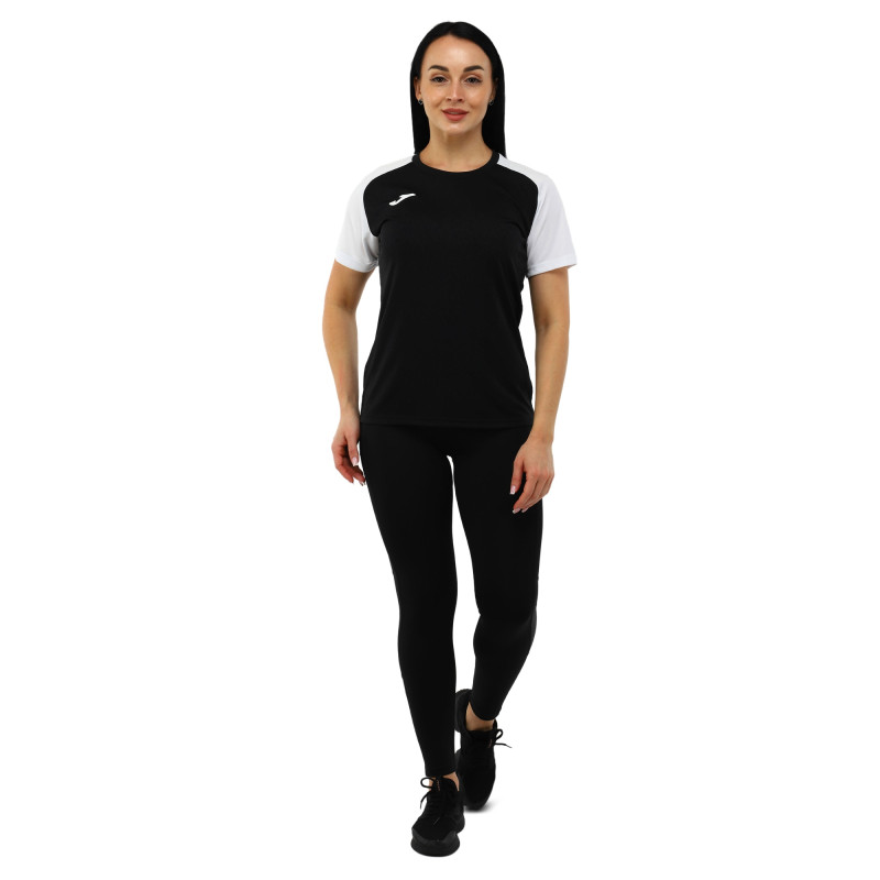 Футболка жіноча Joma ACADEMY IV 901335-102 2XS-L чорний-білий