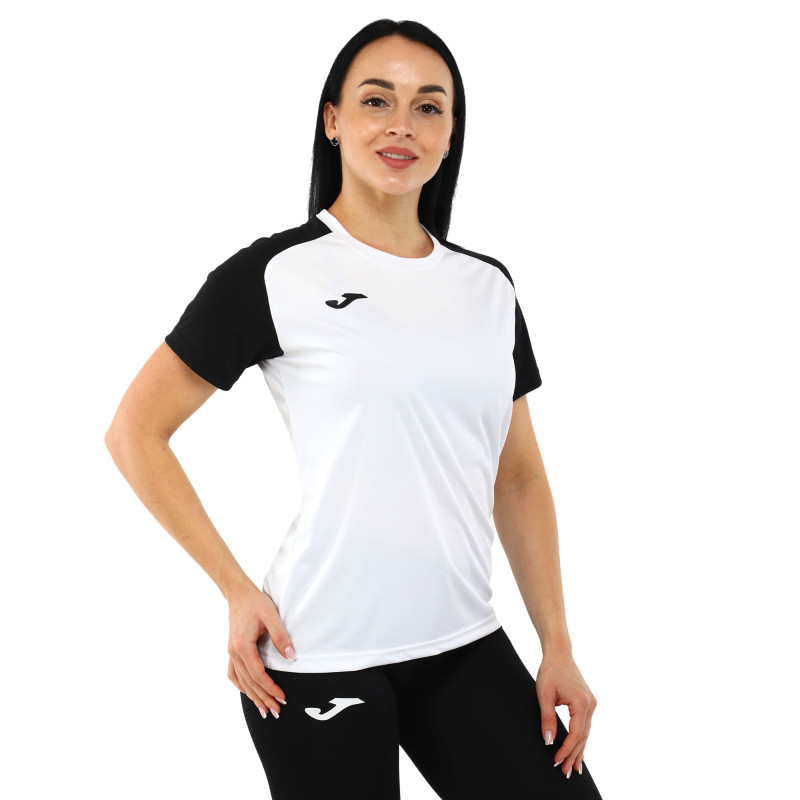 Футболка жіноча Joma ACADEMY IV 901335-201 2XS-L білий-чорний