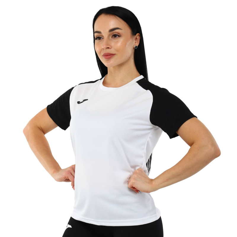 Футболка жіноча Joma ACADEMY IV 901335-201 2XS-L білий-чорний