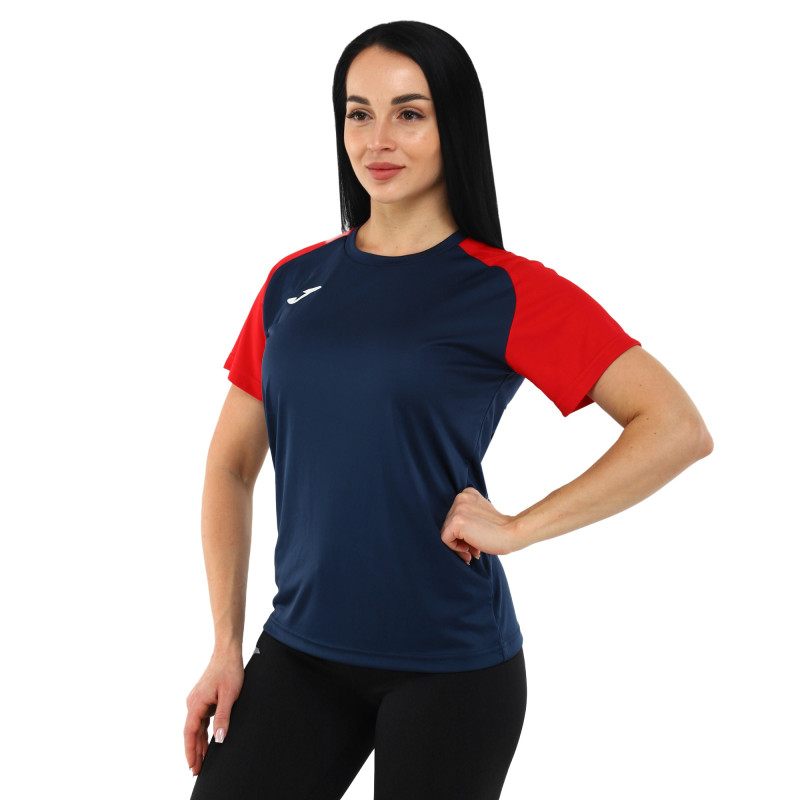 Футболка жіноча Joma ACADEMY IV 901335-336 2XS-L темно-синій-червоний