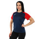 Футболка жіноча Joma ACADEMY IV 901335-336 2XS-L темно-синій-червоний
