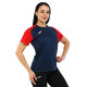 Футболка жіноча Joma ACADEMY IV 901335-336 2XS-L темно-синій-червоний