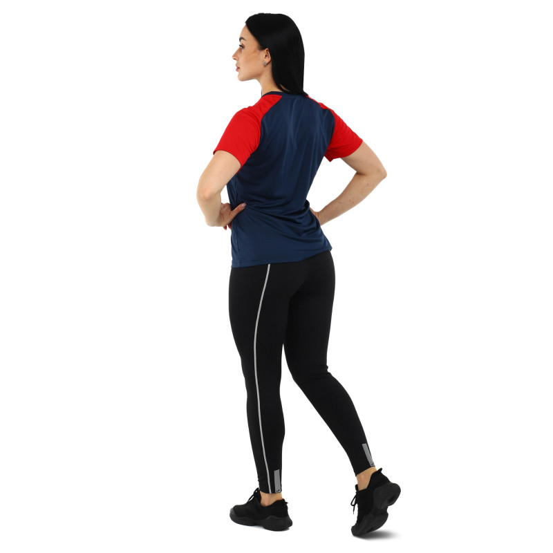 Футболка жіноча Joma ACADEMY IV 901335-336 2XS-L темно-синій-червоний