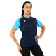 Футболка жіноча Joma ACADEMY IV 901335-342 2XS-L темно-синій-блакитний