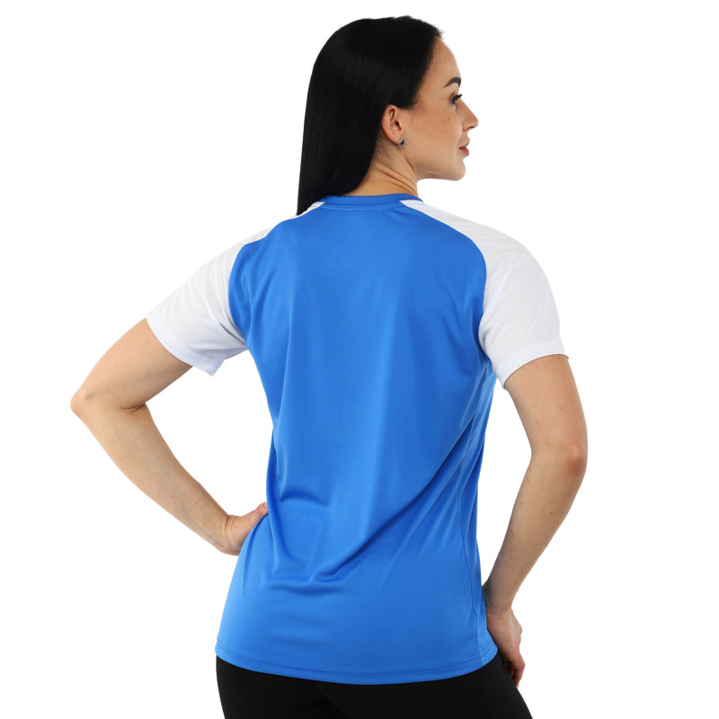 Футболка жіноча Joma ACADEMY IV 901335-702 2XS-L синій-білий