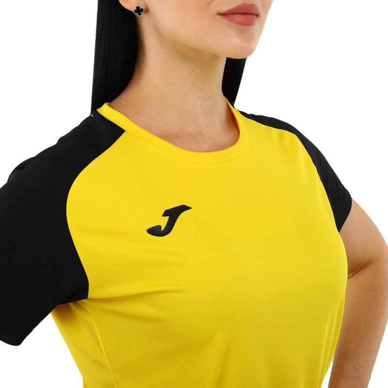 Футболка жіноча Joma ACADEMY IV 901335-901 2XS-L жовтий-чорний