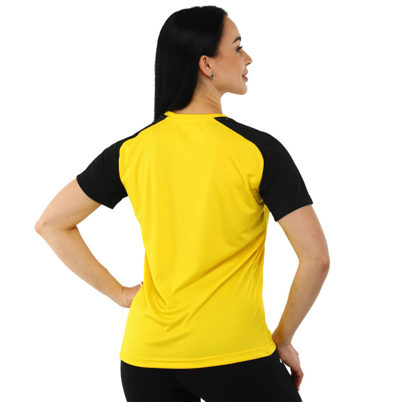 Футболка жіноча Joma ACADEMY IV 901335-901 2XS-L жовтий-чорний