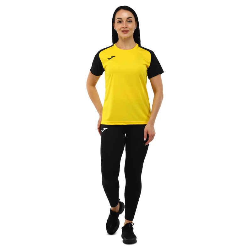 Футболка жіноча Joma ACADEMY IV 901335-901 2XS-L жовтий-чорний