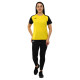 Футболка жіноча Joma ACADEMY IV 901335-901 2XS-L жовтий-чорний