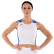 Топ жіночий Joma RECORD II 901397-207 4XS-XL білий-синій