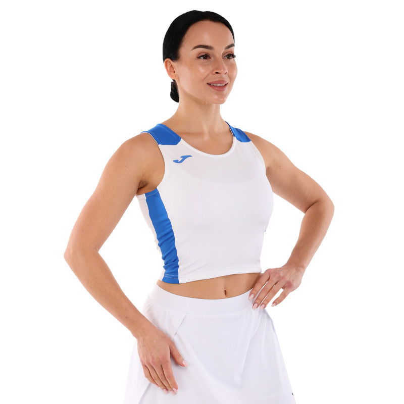 Топ жіночий Joma RECORD II 901397-207 4XS-XL білий-синій