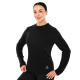 Лонгслів компресійний спортивний жіночий Joma EXPLORER 901499-100 XS-XL чорний