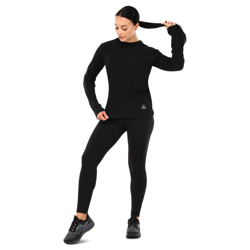 Лонгслів компресійний спортивний жіночий Joma EXPLORER 901499-100 XS-XL чорний