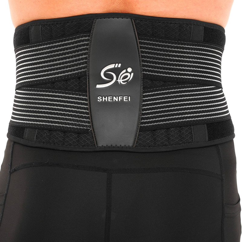 Пояс корсетний для спорту MUTE WAIST SUPPORT 9016 one size чорний-білий