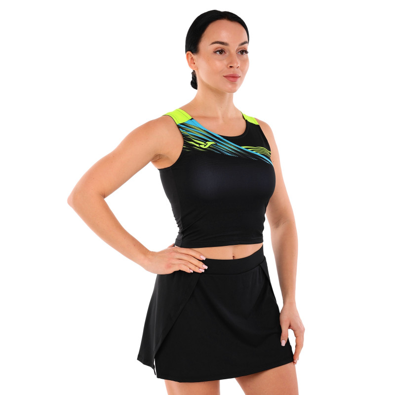 Топ жіночий Joma ELITE X 901813-121 XS-XL чорний-салатовий