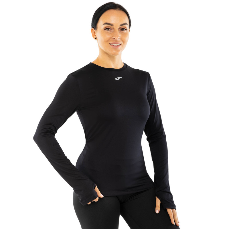 Лонгслів компресійний спортивний жіночий Joma R-NATURE 901825-100 XS-XL чорний