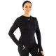 Лонгслів компресійний спортивний жіночий Joma R-NATURE 901825-100 XS-XL чорний