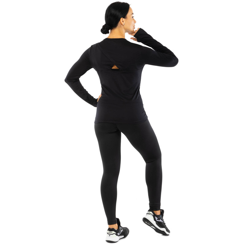 Лонгслів компресійний спортивний жіночий Joma R-NATURE 901825-100 XS-XL чорний