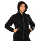 Кофта спортивна жіноча на блискавці з капюшоном Joma URBAN STREET 902423-100 S-L чорний