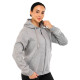 Кофта спортивна жіноча на блискавці з капюшоном Joma URBAN STREET 902423-150 S-L світло-сірий