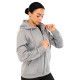 Кофта спортивна жіноча на блискавці з капюшоном Joma URBAN STREET 902423-150 S-L світло-сірий