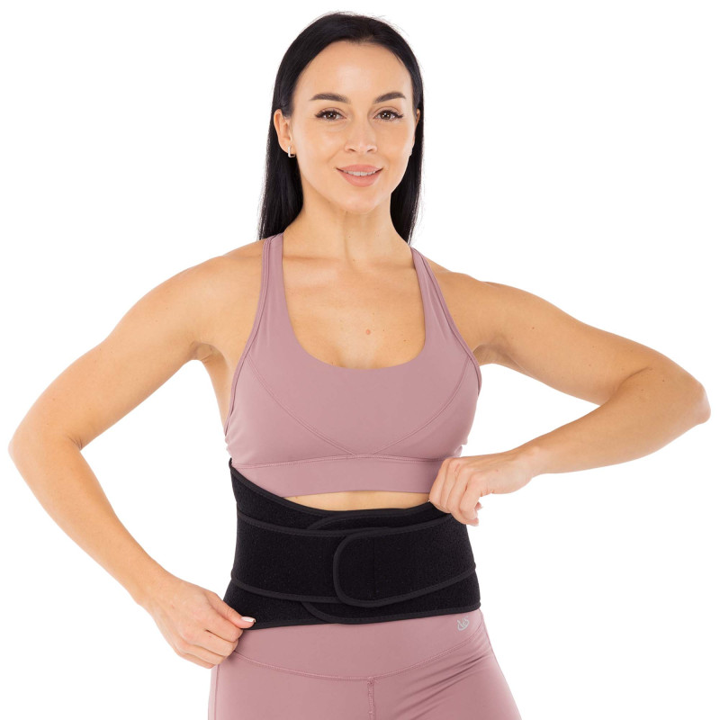 Пояс корсетний для спорту MUTE WAIST SUPPORT 9058 розмір S-L чорний