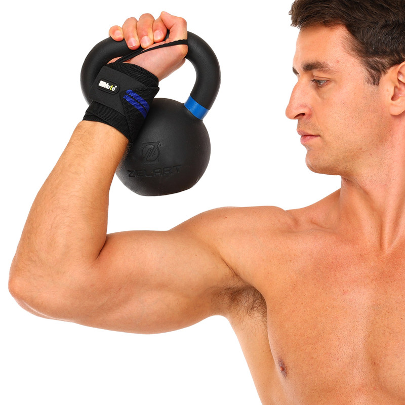 Бинти кистьові для жиму STRENGTH WRIST WRAPS MUTE 9097 2штуки кольори в асортименті
