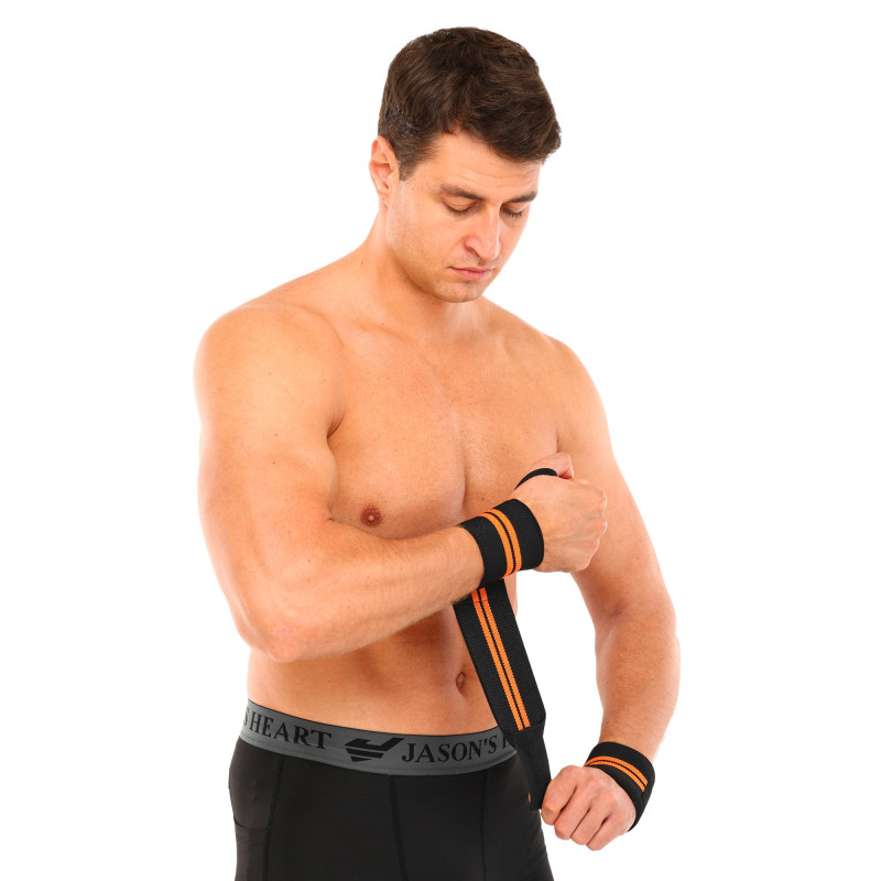 Бинти кистьові для жиму STRENGTH WRIST WRAPS MUTE 9097 2штуки кольори в асортименті