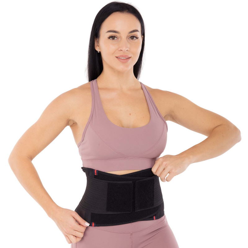 Пояс корсетний для спорту MUTE WAIST SUPPORT 9173 розмір S-L чорний