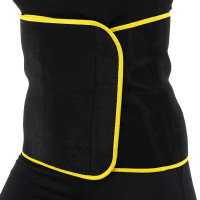 Пояс для схуднення EXCEED 945CA розмір L: 96х27см, XL: 100х28см чорний-жовтий