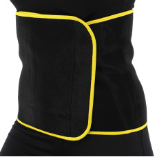 Пояс для схуднення EXCEED 945CA розмір L: 96х27см, XL: 100х28см чорний-жовтий