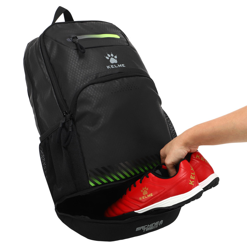 Рюкзак спортивний KELME SHOULDER 9876004-9010 чорний-салатовий