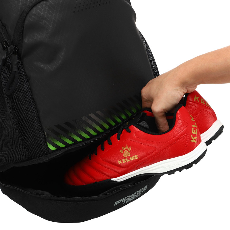 Рюкзак спортивний KELME SHOULDER 9876004-9010 чорний-салатовий