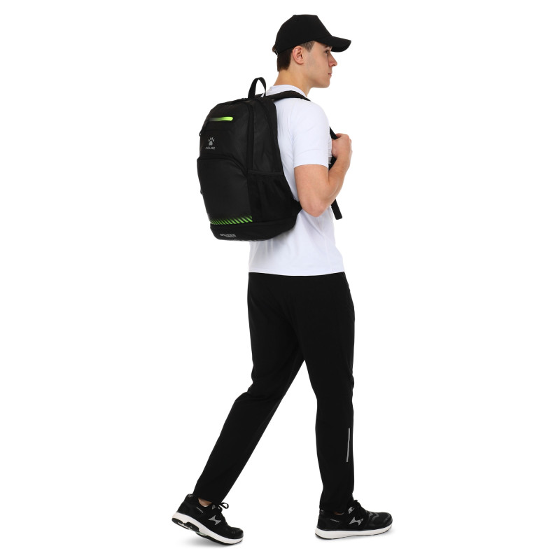 Рюкзак спортивний KELME SHOULDER 9876004-9010 чорний-салатовий