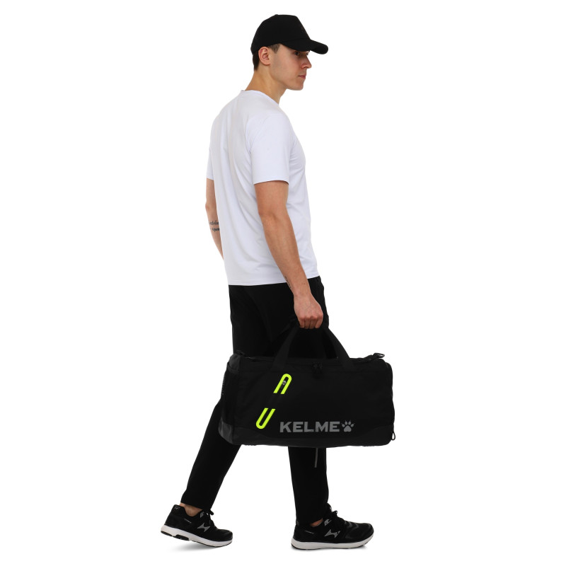Сумка спортивна KELME LINCE 9876007-9010 чорний-салатовий