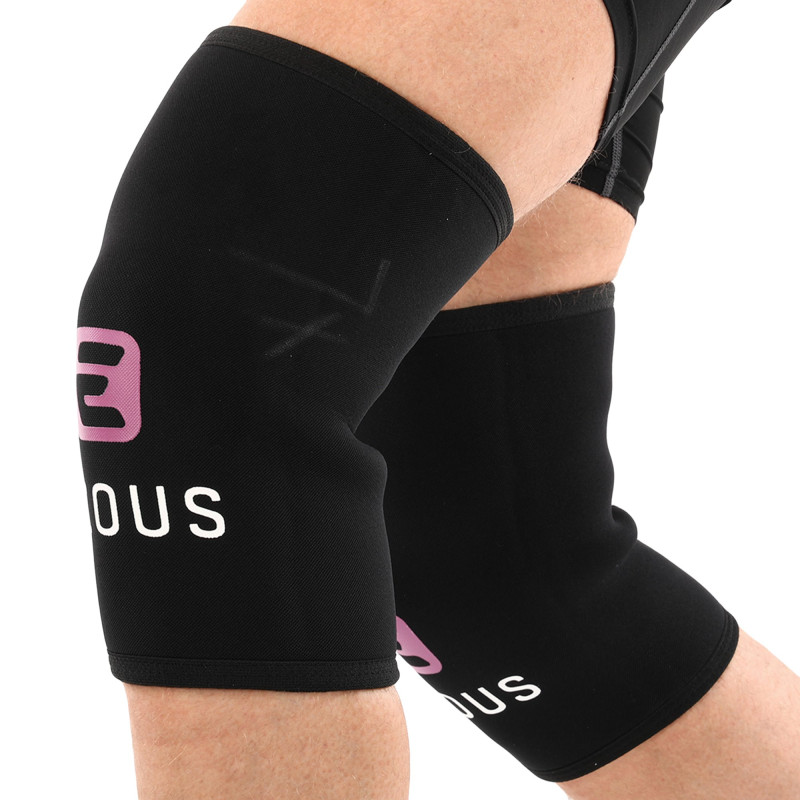 Наколінники для присіду та пауерлфтингу 2штуки SQUAT KNEECAP EZOUS A-01 S-XL чорний