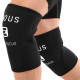Наколінники для присіду та пауерлфтингу 2штуки SQUAT KNEECAP EZOUS A-02 S-XL чорний