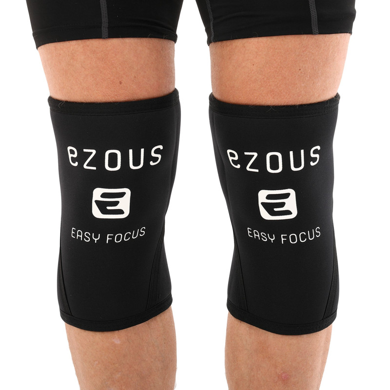 Наколінники для присіду та пауерлфтингу 2штуки SQUAT KNEECAP EZOUS A-02 S-XL чорний