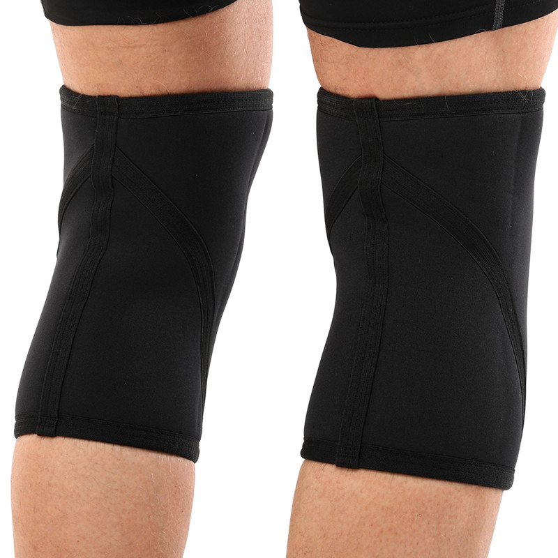 Наколінники для присіду та пауерлфтингу 2штуки SQUAT KNEECAP EZOUS A-02 S-XL чорний