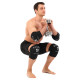 Наколінники для присіду та пауерлфтингу 2штуки SQUAT KNEECAP EZOUS A-02 S-XL чорний