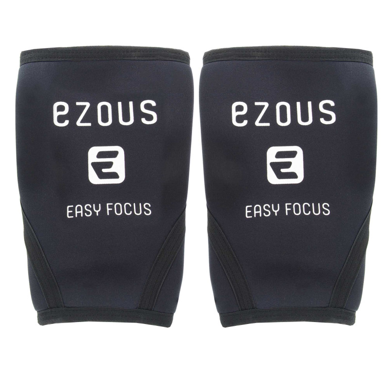 Наколінники для присіду та пауерлфтингу 2штуки SQUAT KNEECAP EZOUS A-02 S-XL чорний