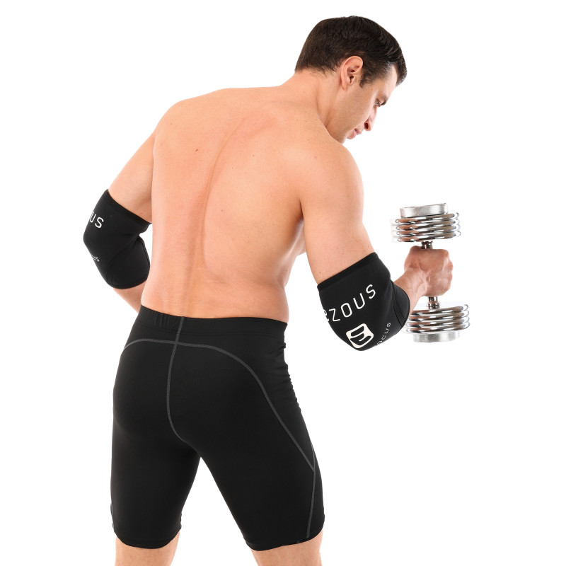 Налокотники для жиму 2штуки ELBOW SLEEVE EZOUS A-03 2шт S-XL чорний