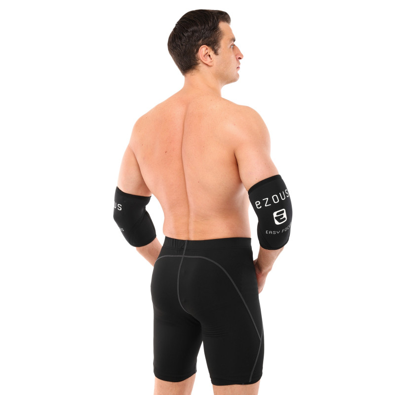 Налокотники для жиму 2штуки ELBOW SLEEVE EZOUS A-03 2шт S-XL чорний