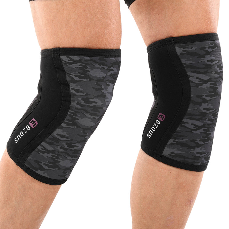 Наколінники для присіду та пауерлфтингу 2штуки CROSSFIT KNEECAP EZOUS A-05 S-XL камуфляж