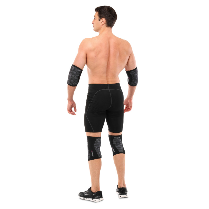 Наколінники для присіду та пауерлфтингу 2штуки CROSSFIT KNEECAP EZOUS A-05 S-XL камуфляж