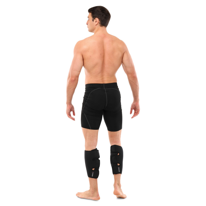 Захист гомілки для важкої атлетики CALF SUPPORT EZOUS A-08 2шт чорний