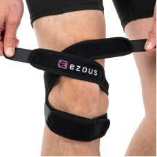 Накладка під коліно бандаж пателярний PATELLA KNEE STRAP EZOUS A-09 1шт чорний
