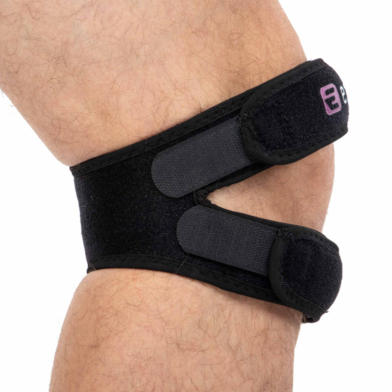 Накладка під коліно бандаж пателярний PATELLA KNEE STRAP EZOUS A-09 1шт чорний