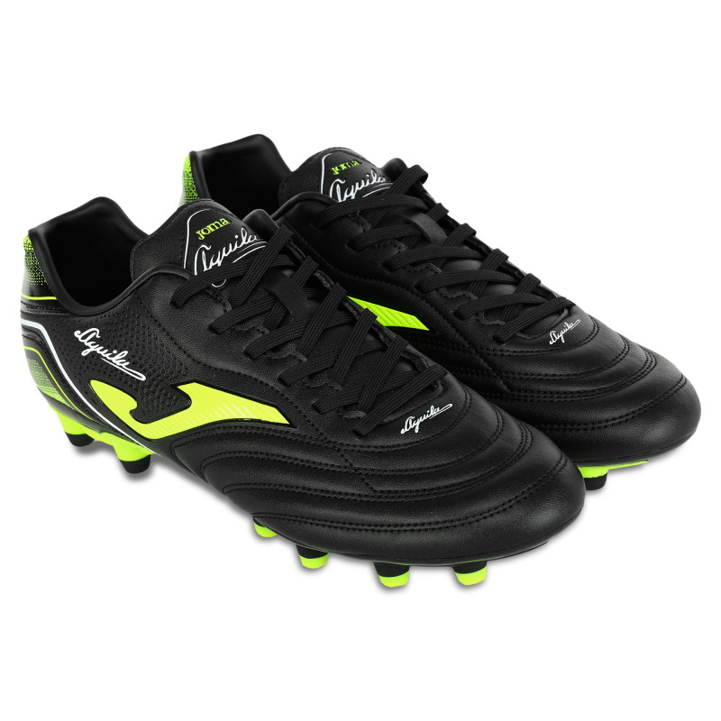 Бутси футбольні JOMA AGUILA AGUS2501FG розмір 37-45 чорний-салатовий